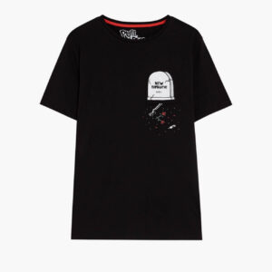 Men's Black "New Romantic" Graphic T-Shirt